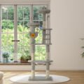 Cat Tree with Silent Motorized Toy