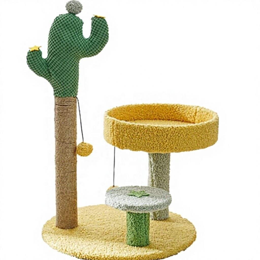 Cat Tree with Second-Life Upcycling Design
