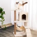 Cat Tree with Under-Bed Storage Integration