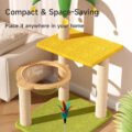 Cat Tree with Built-In Litter Box Enclosure