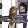 Solid Wood Modern Cat Tree
