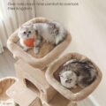Cat Tree with Hammock & Basket