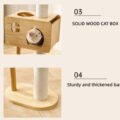Cat Tree with Corner-Saving Design