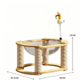 Wall-Mounted Cat Shelf & Climber Set