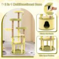 Cat Tree with Corner Perch & Flexible Gooseneck