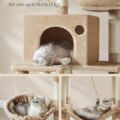 Cat Tree with Hammock & Basket