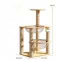 Wall-Mounted Cat Shelf & Climber Set