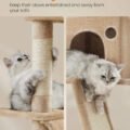 Cat Tree with Hammock & Basket