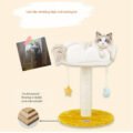 Cat Tree with Dangling Toy Attachments