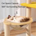 Cat Tree with Built-In Litter Box Enclosure